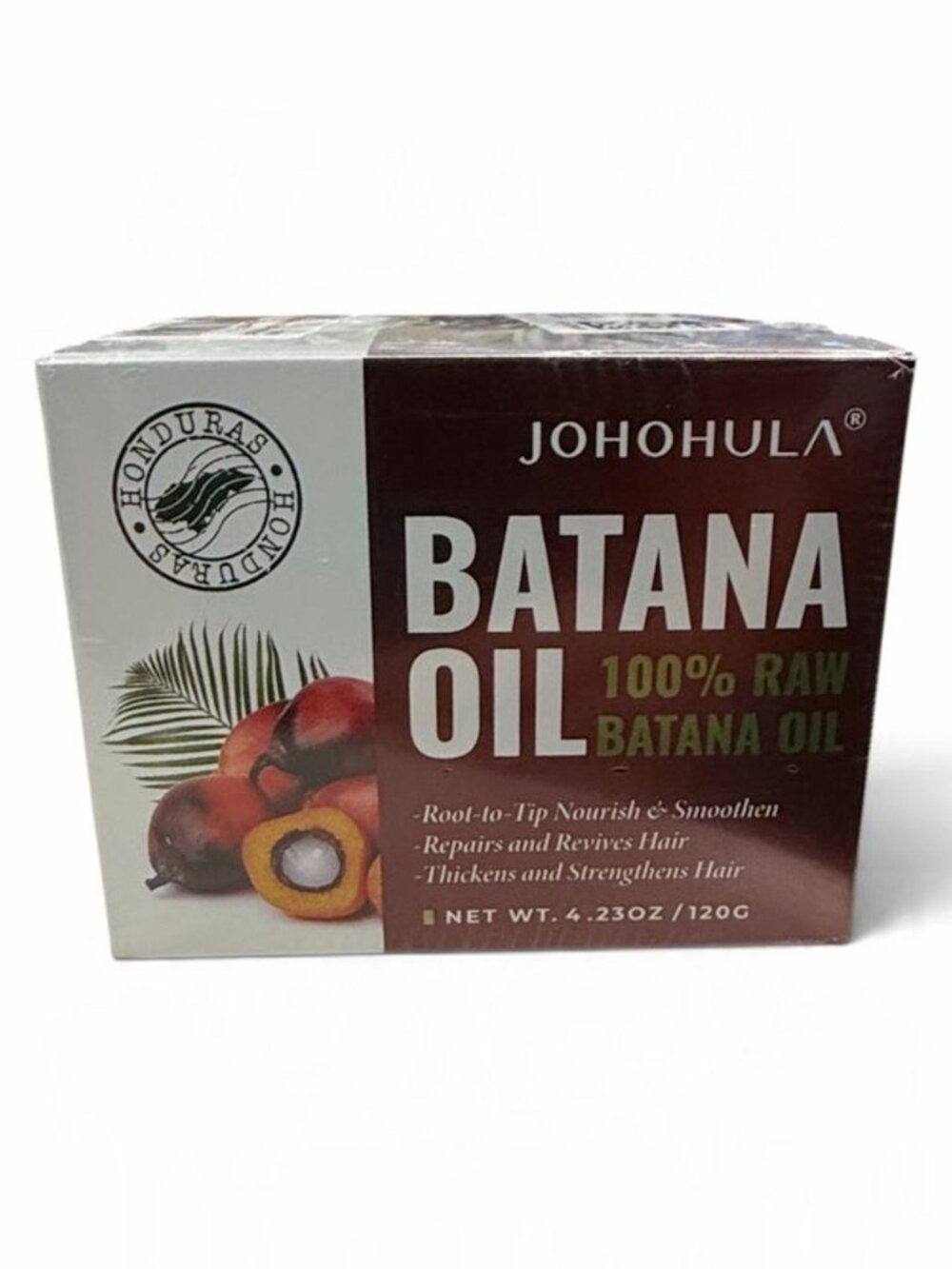 JOHOHULA Batana Hair Growth Oil 100% Raw Cruelty Free Nourish Repair 4.23oz